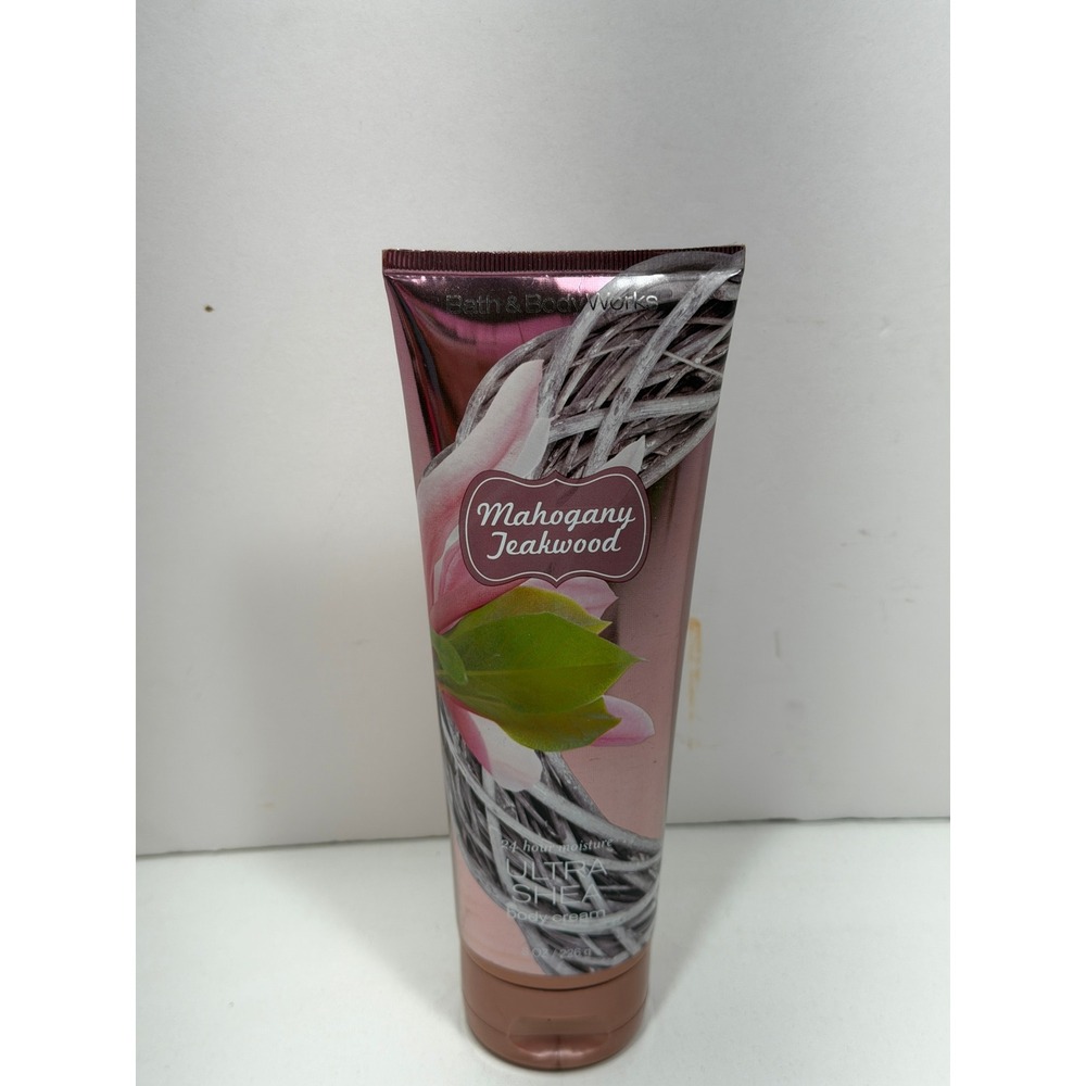 Bath‎ & Body Works Mahogany Teakwood Ultra Shea Body Cream 8oz Signature Collect